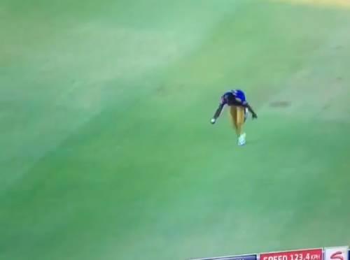 Andre Russell takes a blinder