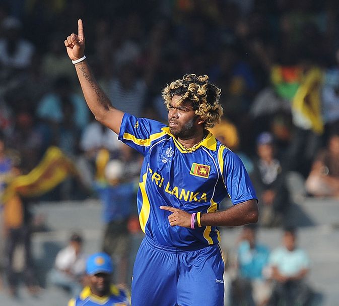 Lasith Malinga or Slinga Malinga gets his speed from his slingy action which sends the ball at very high speed with swing. (Image Source : AFP)