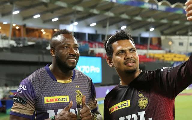 Andre Russell and Sunil Narine