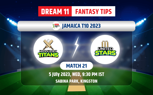 Middlesex Titans vs Middlesex United Stars Dream11 Team Today