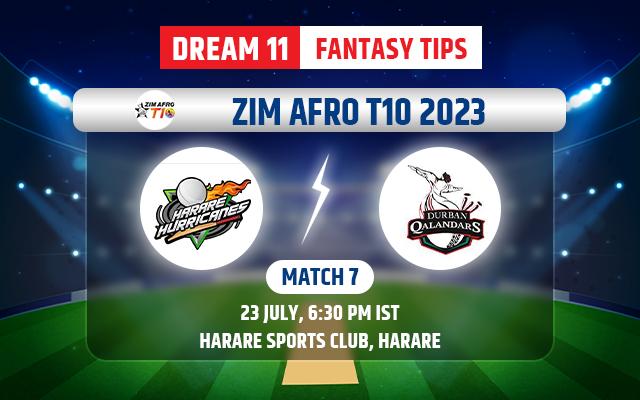 Durban Qalandars vs Harare Hurricanes Dream11 Team Today