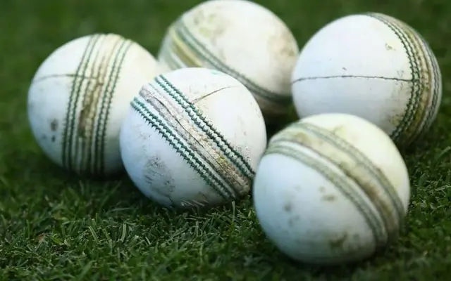 White Cricket ball