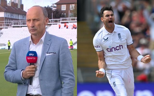 Nasser Hussain and James Anderson