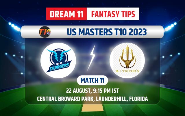 Texas Chargers vs New Jersey Tritons Dream11 Team Today