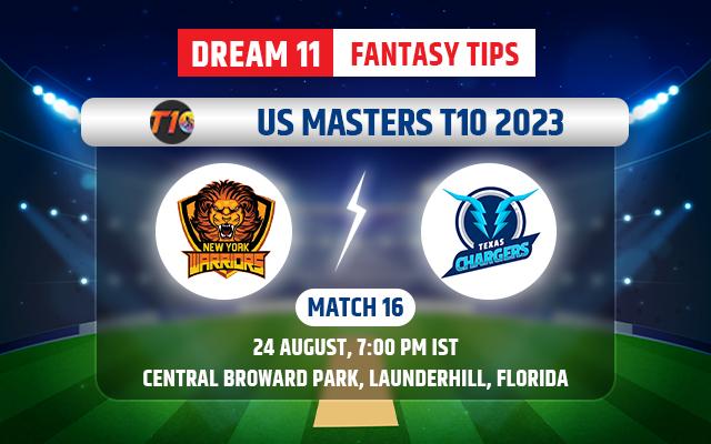 New York Warriors vs Texas Chargers Dream11 Team Today
