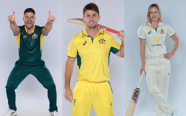Marcus Stoinis, Mitchell Marsh and Ellyse Perry