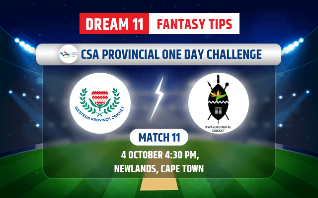 Western Province vs AET Tuskers Dream11 Team Today