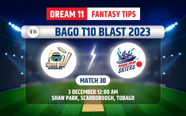 Store Bay Snorkelers vs Pigeon Point Skiers Dream11 Team Today