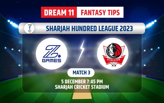 ZGS vs STP Dream11 Prediction, Fantasy Cricket Tips, Playing XI, Pitch  Report, & Injury Updates for Sharjah Hundred League 2023, Match 3