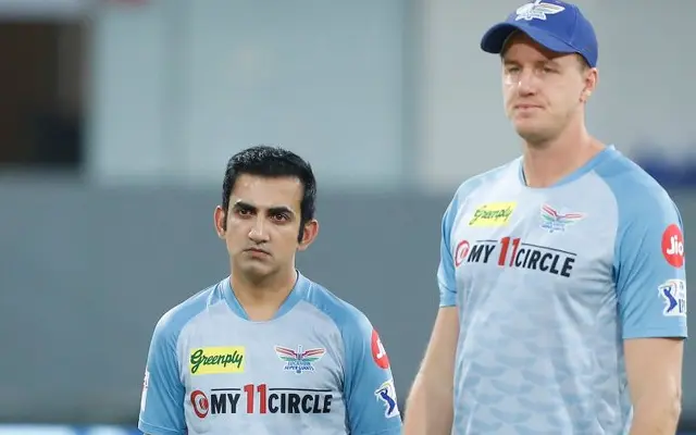 Gautam Gambhir and Morne Morkel