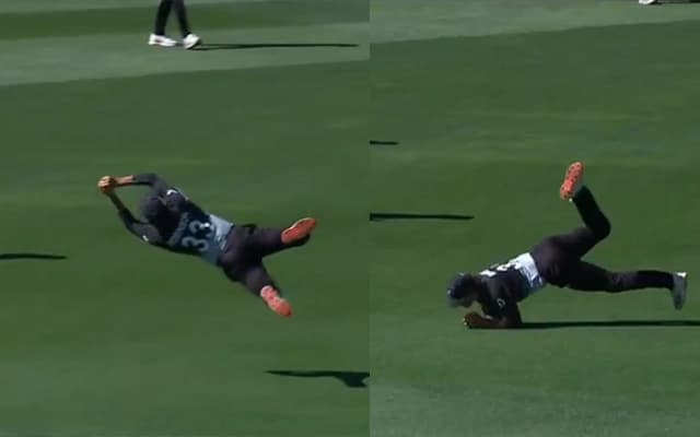 WATCH: NZ vs PAK 2025- Tim Robinson delivers stunning Glenn Phillips style catch during 1st T20I