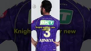 A new era for KKR!⚡Ajinkya Rahane leads as captain, with Venkatesh Iyer as his deputy for IPL 2025🏆💜