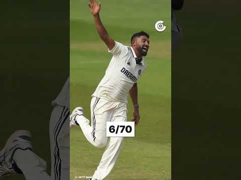 When Bumrah wasn’t there, Siraj became the storm! Stepped up, delivered, conquered.