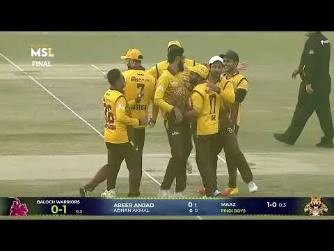 Maaz Khurram gets two big wickets and kept Pindi Boys in a comfortable position | Mega Stars League