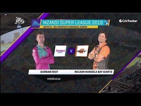 Highlights | Durban Heat vs Nelson Mandela Bay Giants | Match 20 | MSL 2019
