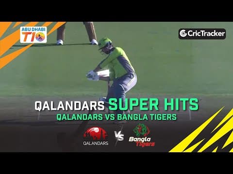 Qalandars vs Bangla Tigers | Super Hits | Match 19 | Abu Dhabi T10 League Season 4