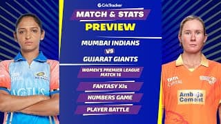 Mumbai Indians vs Gujarat Giants in the ongoing WPL 2024 | Fantasy 11 | Crictracker