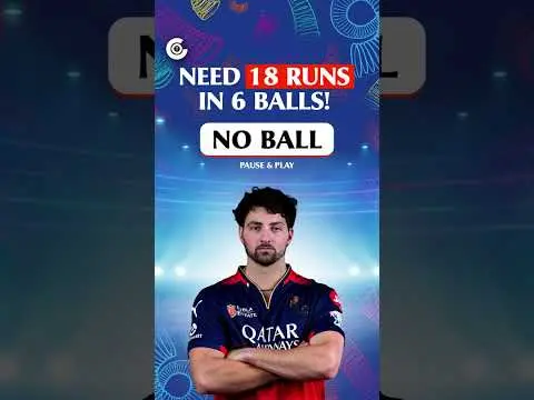 Need 18runs in 6 balls!😎