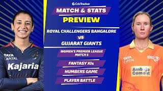 RCB vs GG | WPL 2024 | Match Stats Preview | Fantasy 11 | Crictracker