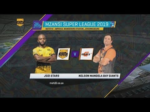 MSL 2019: Match 8, Jozi Stars vs NMB Giants, Highlights.