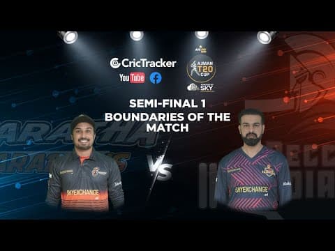 Ajman T20 Cup 2022: 1st Semi-Final - Maratha Arabians vs Deccan Gladiators | Boundaries Highlights
