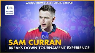 Words from Desert Vipers' skipper✨| Sam Curran | CricTracker | DB World ILT20