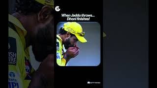 Jaddu’s rocket, Dhoni’s lightning!⚡💥