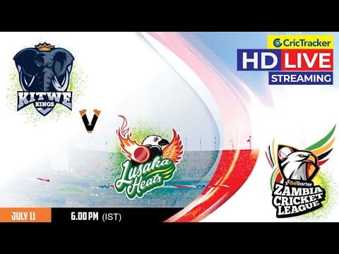 Zambia T10 League Live Streaming, Match 12, Lusaka Heats vs Kitwe Kings