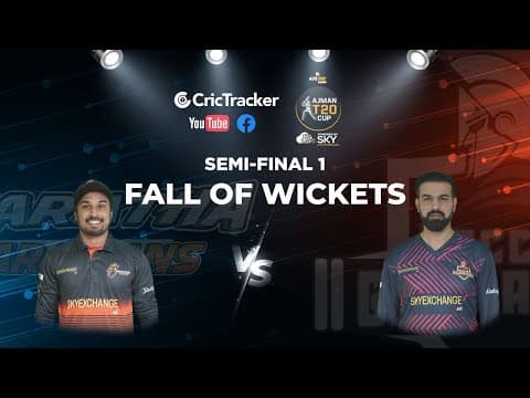 Ajman T20 Cup 2022: 1st Semi-Final - Maratha Arabians vs Deccan Gladiators | Wickets Highlights