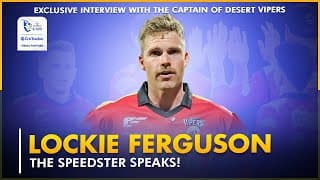 Lockie Ferguson UNCUT📽️🎤| RCB | DB World ILT20 | CricTracker🔥