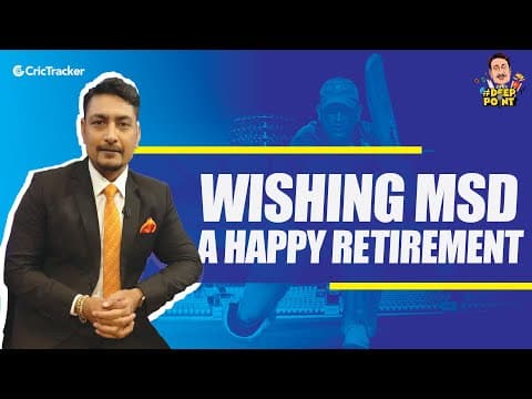 Thank you MS Dhoni | A tribute to MS Dhoni - Deep Dasgupta | CricTracker