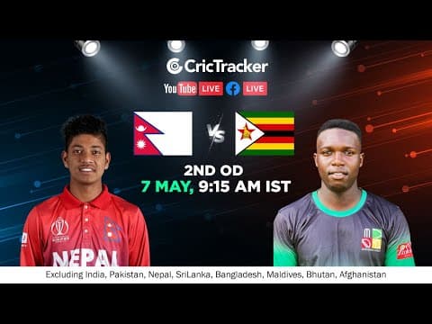 Nepal vs Zimbabwe A, 2nd One Day Live Stream | Live Cricket Streaming