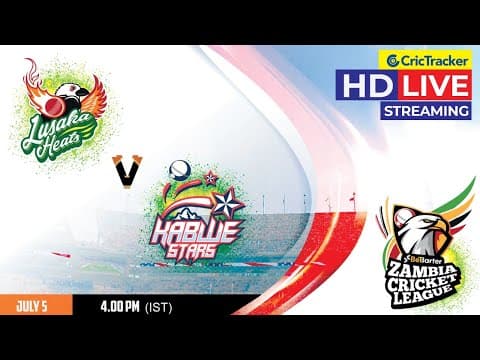 Zambia T10 League Live Streaming, Match 7, Lusaka Heats vs Kabwe Stars