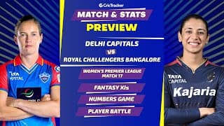 DC vs RCB | Match Stats Preview | Fantasy 11 |  WPL season 2 | Crictracker