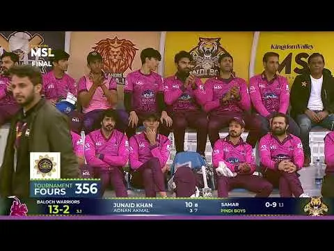 Junaid Khan's 30 (18) helped the Baloch warriors reach a defendable target.
