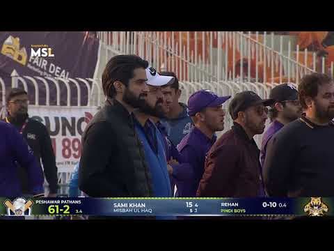 Sami Khan's heroics aren't enough for Peshawar Pathans | Mega Stars League 2022