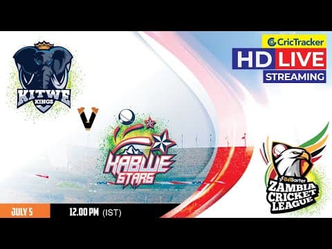 Zambia T10 League Live Streaming, Match 5, Kitwe Kings vs Kabwe Stars