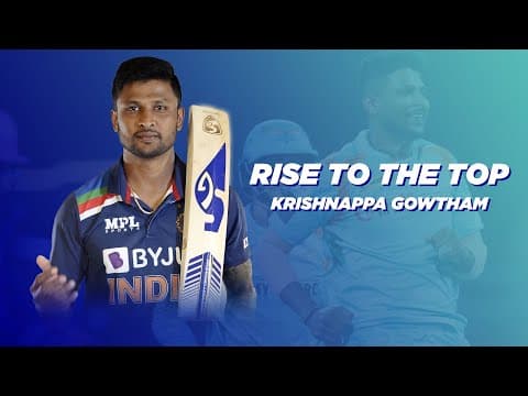 Krishnappa Gowtham's Rise To The Top - The Journey Of A Talented Cricketer From Bangalore