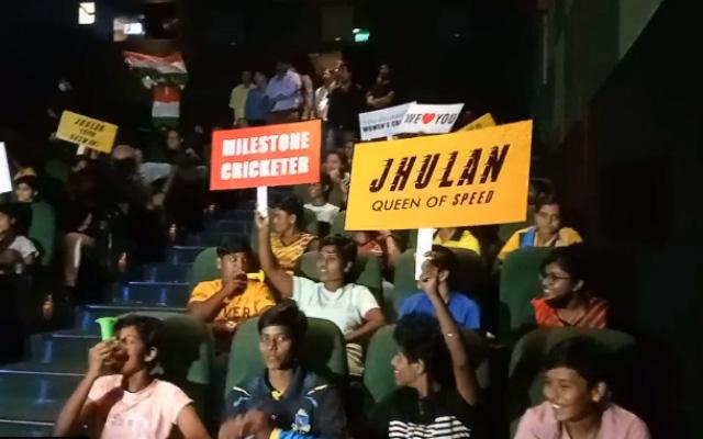 Jhulan Goswami fans at INOX