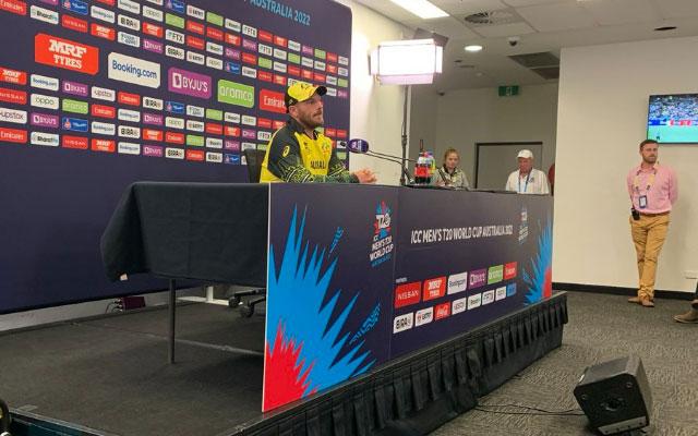Aaron Finch at Press conference