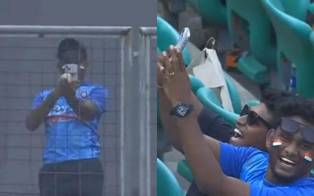 Cricket fans during the third ODI between India and Sri Lanka.