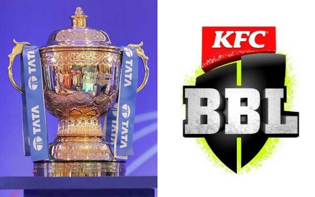 IPL Trophy and BBL Logo