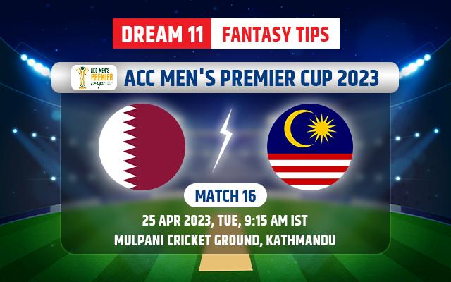 Qatar vs Malaysia Dream11 Team Today