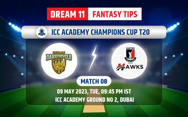 Dubai Dare Devils vs UCC Hawks Dream11 Team Today