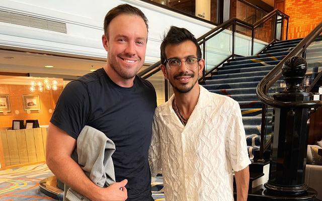 Ab de Villiers and Chahal.