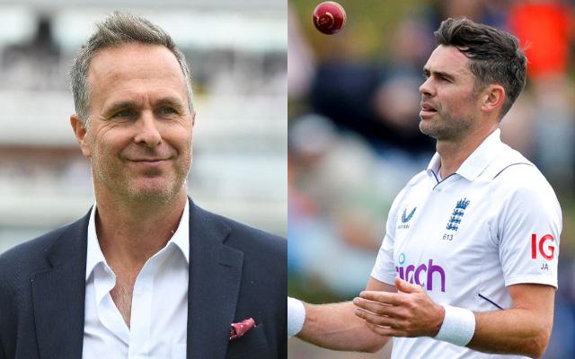 Michael Vaughan and James Anderson