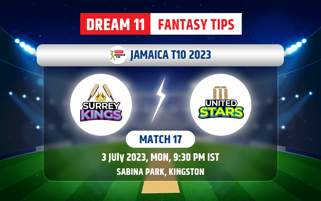 Surrey Kings vs Middlesex United Stars Dream11 Team Today
