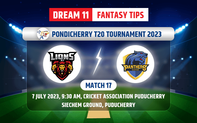 Lions XI vs Panthers XI Dream11 Team Today