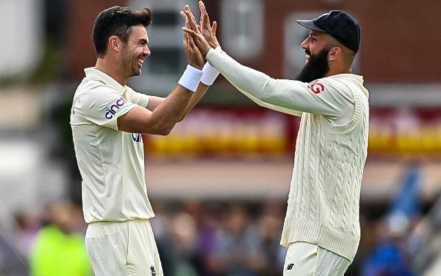 James Anderson and Moeen Ali