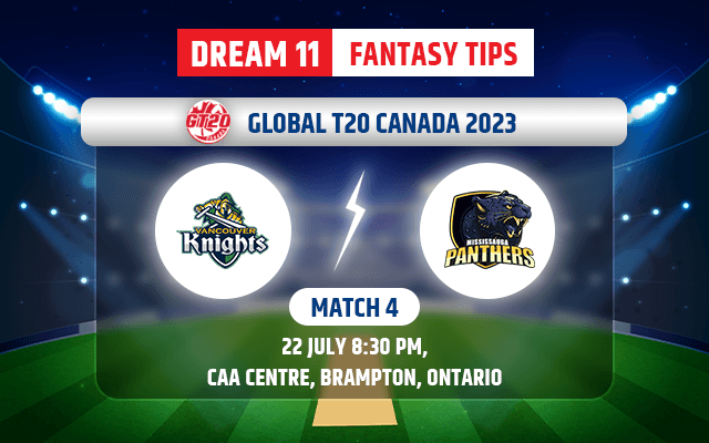 Vancouver Knights vs Mississauga Panthers Dream11 Team Today